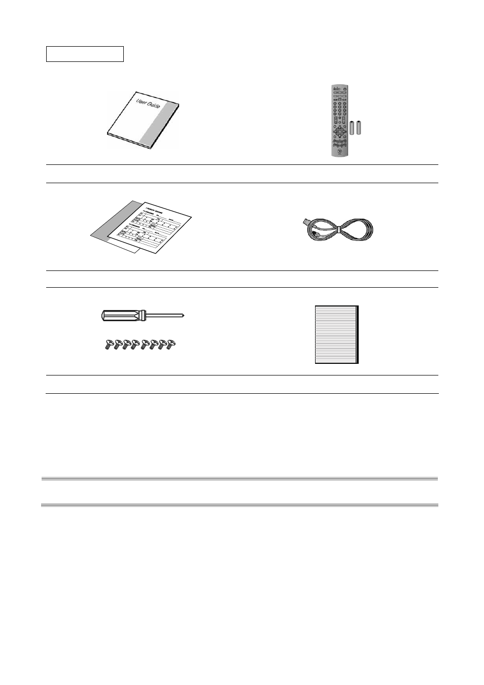 Accessories | Westinghouse VK-40F580D User Manual | Page 8 / 62