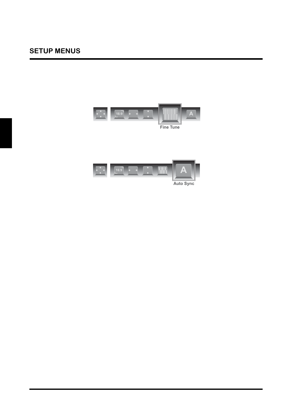 English, Fine tune, Auto sync | Westinghouse TX-42F810G User Manual | Page 38 / 61