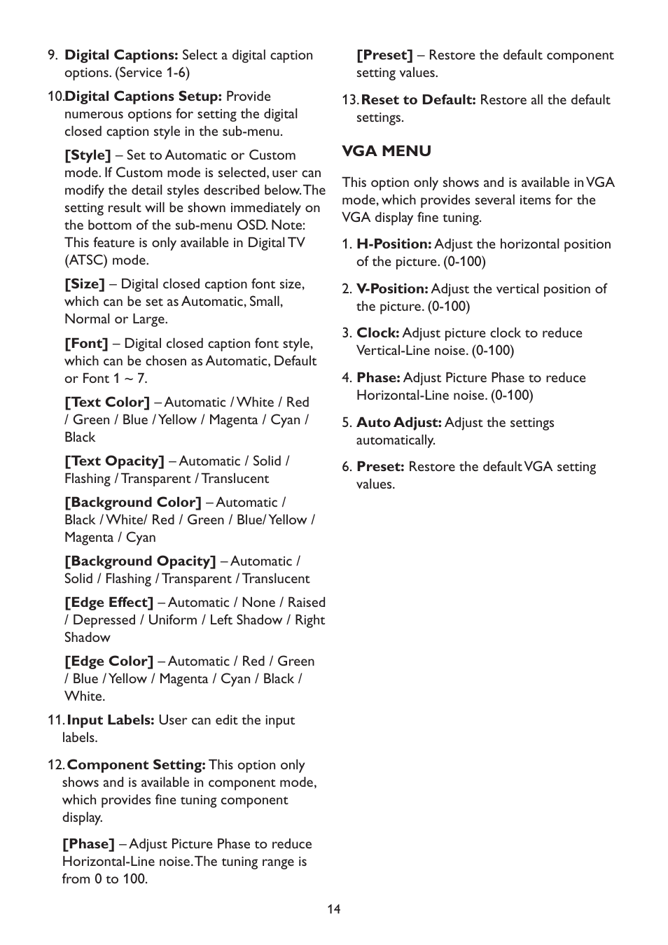 Westinghouse TX-42F970Z User Manual | Page 17 / 22