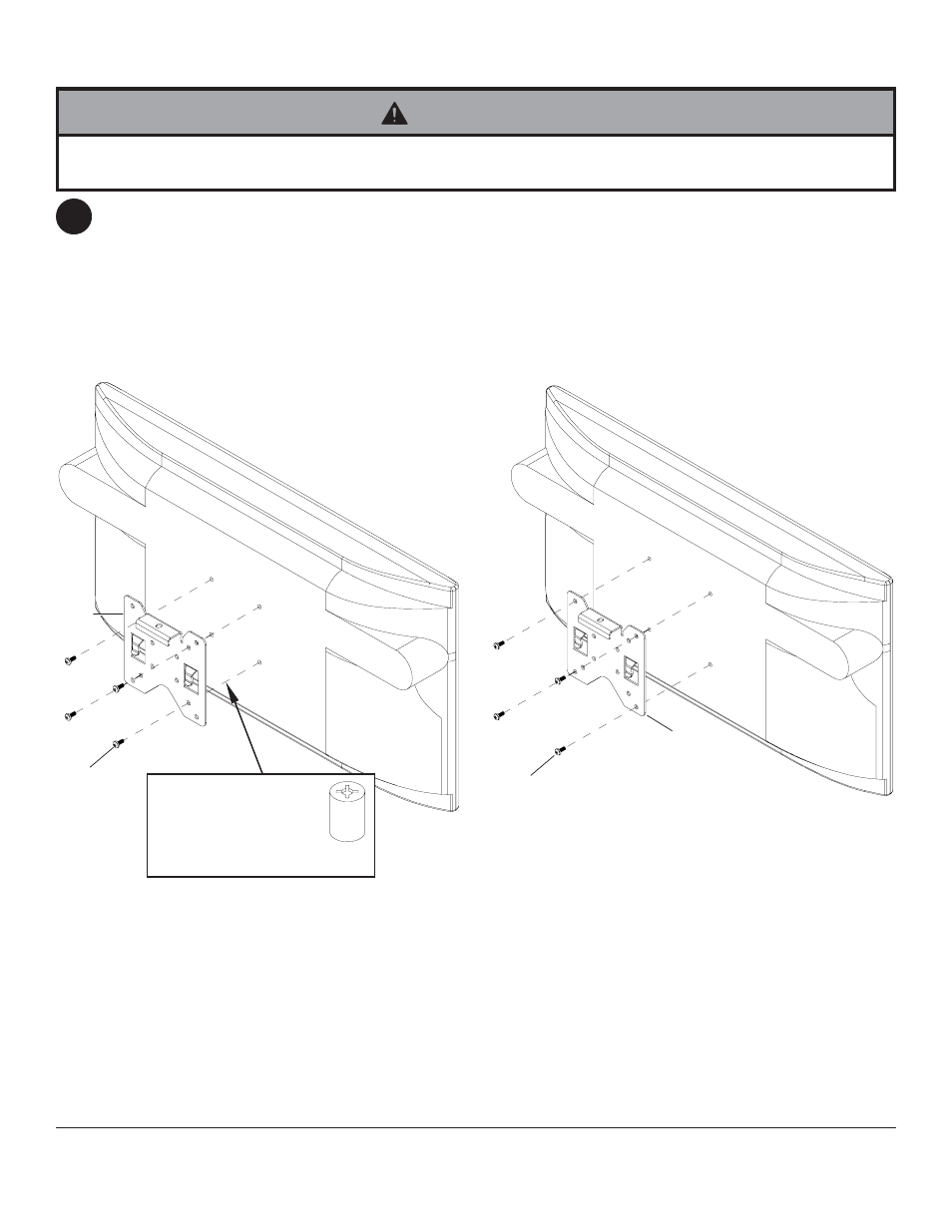 Warning | Westinghouse MT80A TILT User Manual | Page 6 / 8