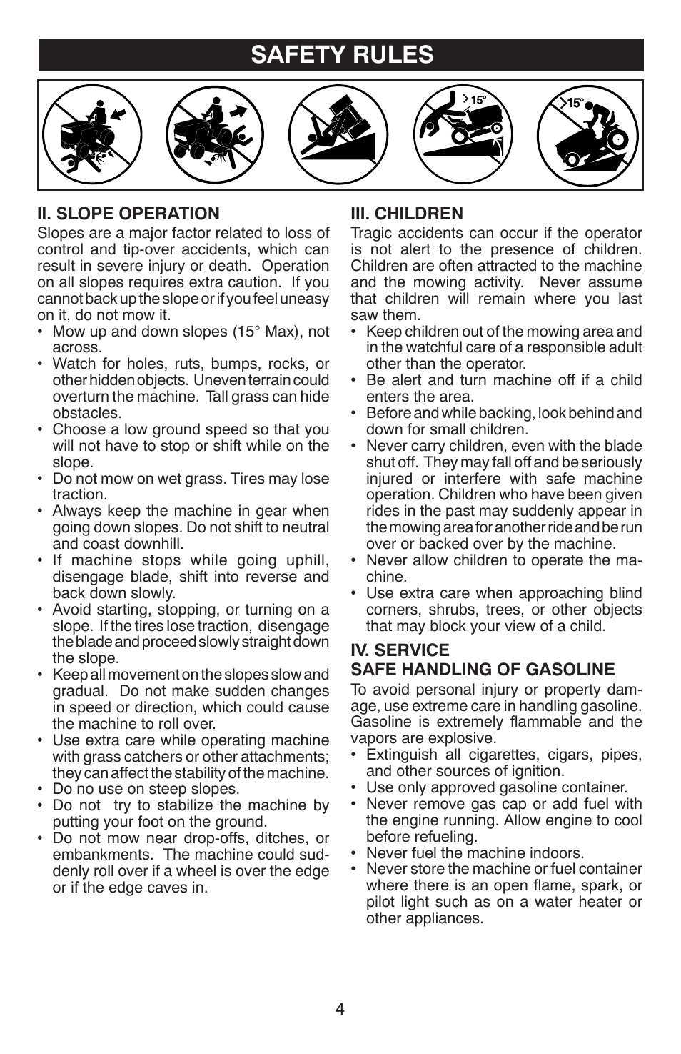 Safety rules | Weed Eater 96024000100 User Manual | Page 4 / 40