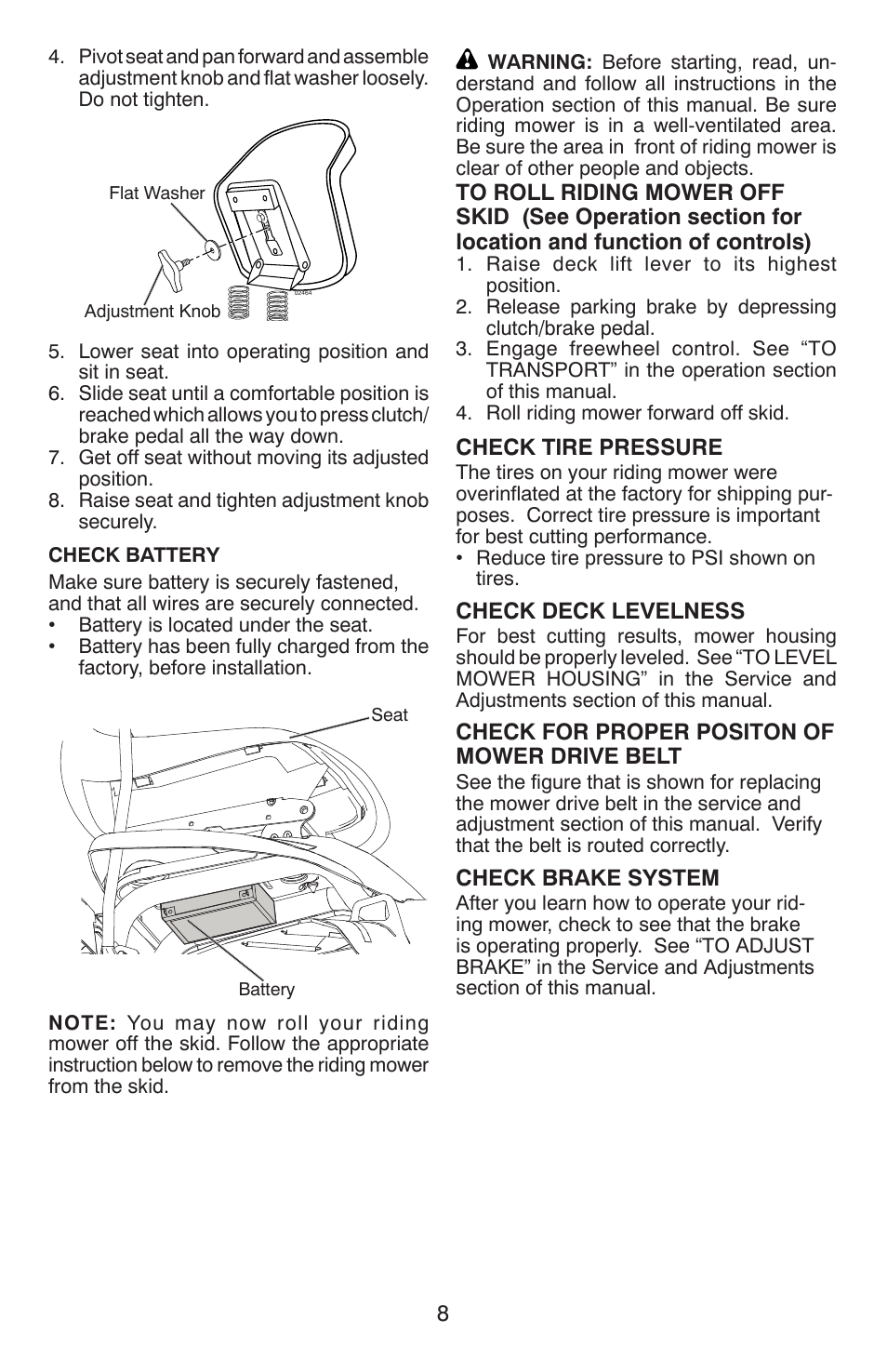 Weed Eater 96024000100 User Manual | Page 8 / 40