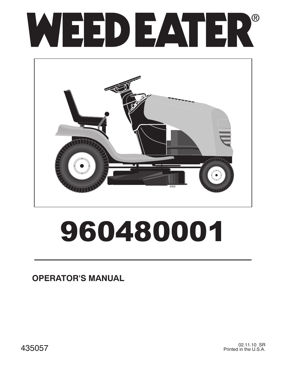 Weed Eater 960480001 User Manual | 28 pages