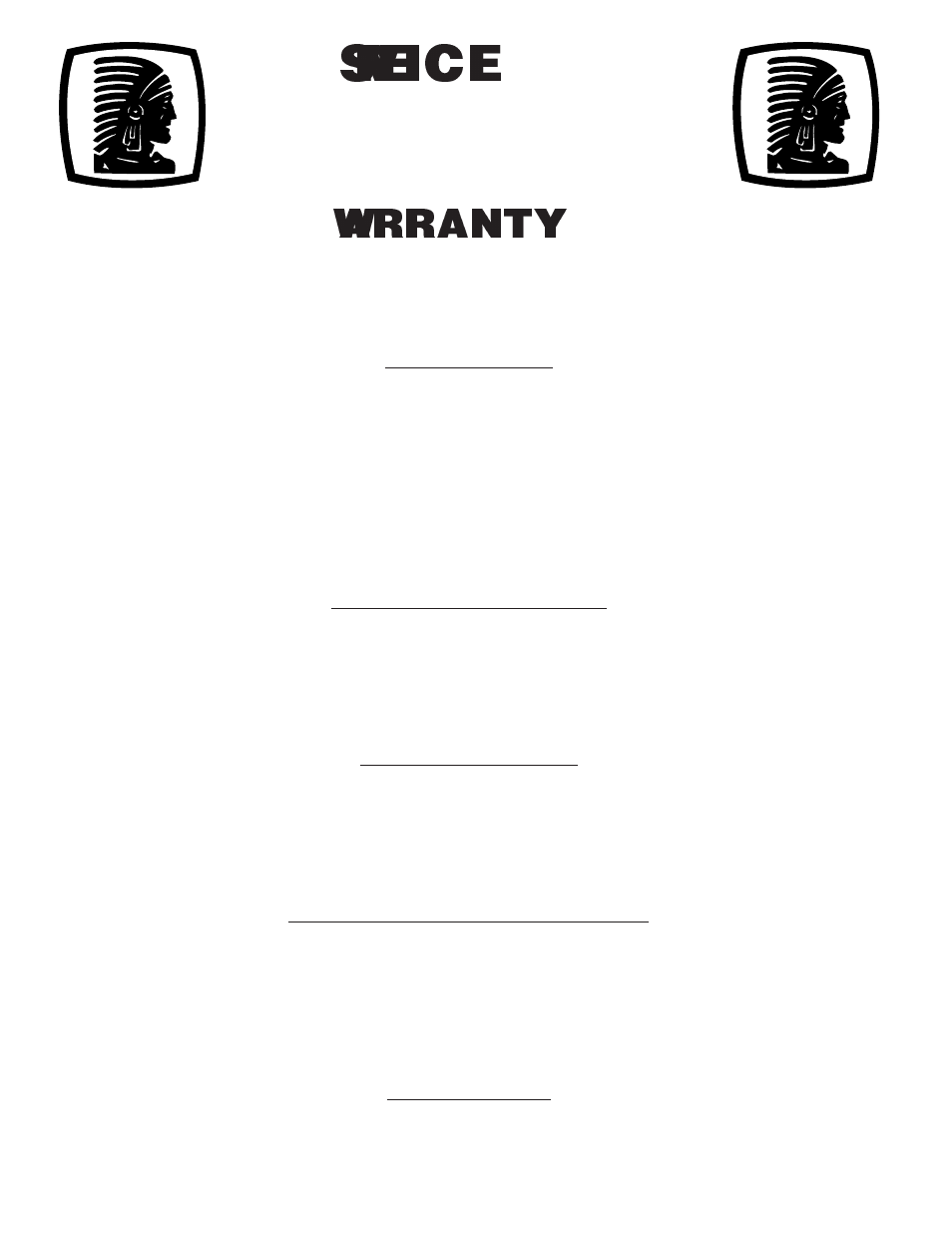 Se rvice, Warranty | Weed Eater 174193 User Manual | Page 46 / 48