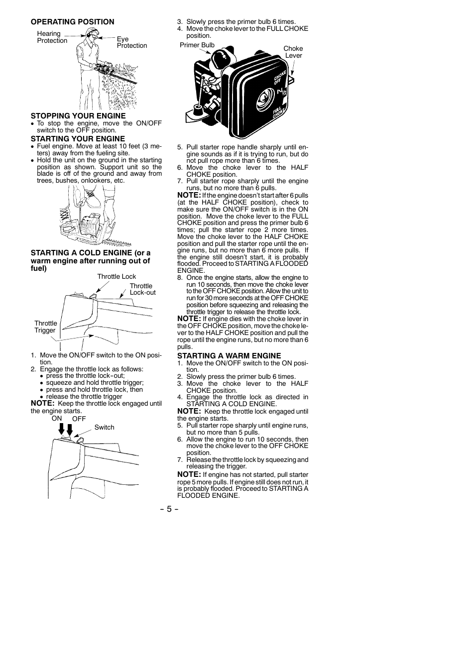 Weed Eater 530164003 User Manual | Page 5 / 10