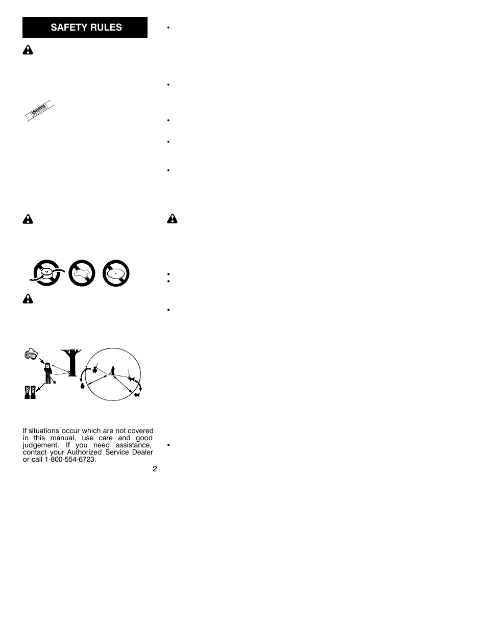 Safety rules | Weed Eater TE12 User Manual | Page 2 / 8