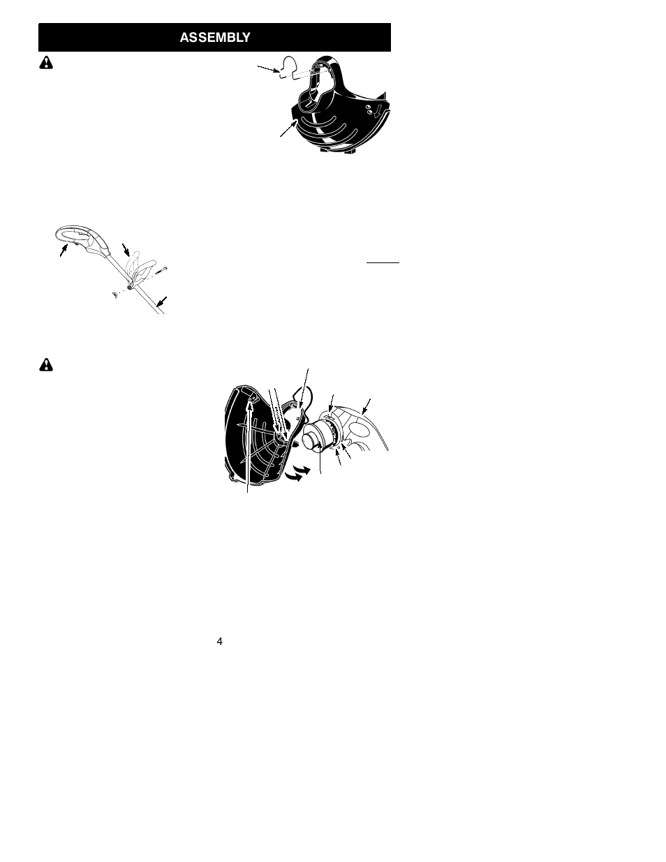 Assembly | Weed Eater 530086743 User Manual | Page 4 / 9
