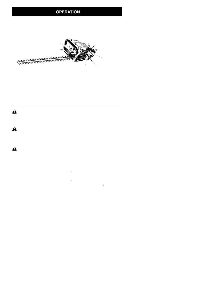 Operation | Weed Eater 530163356 User Manual | Page 4 / 10