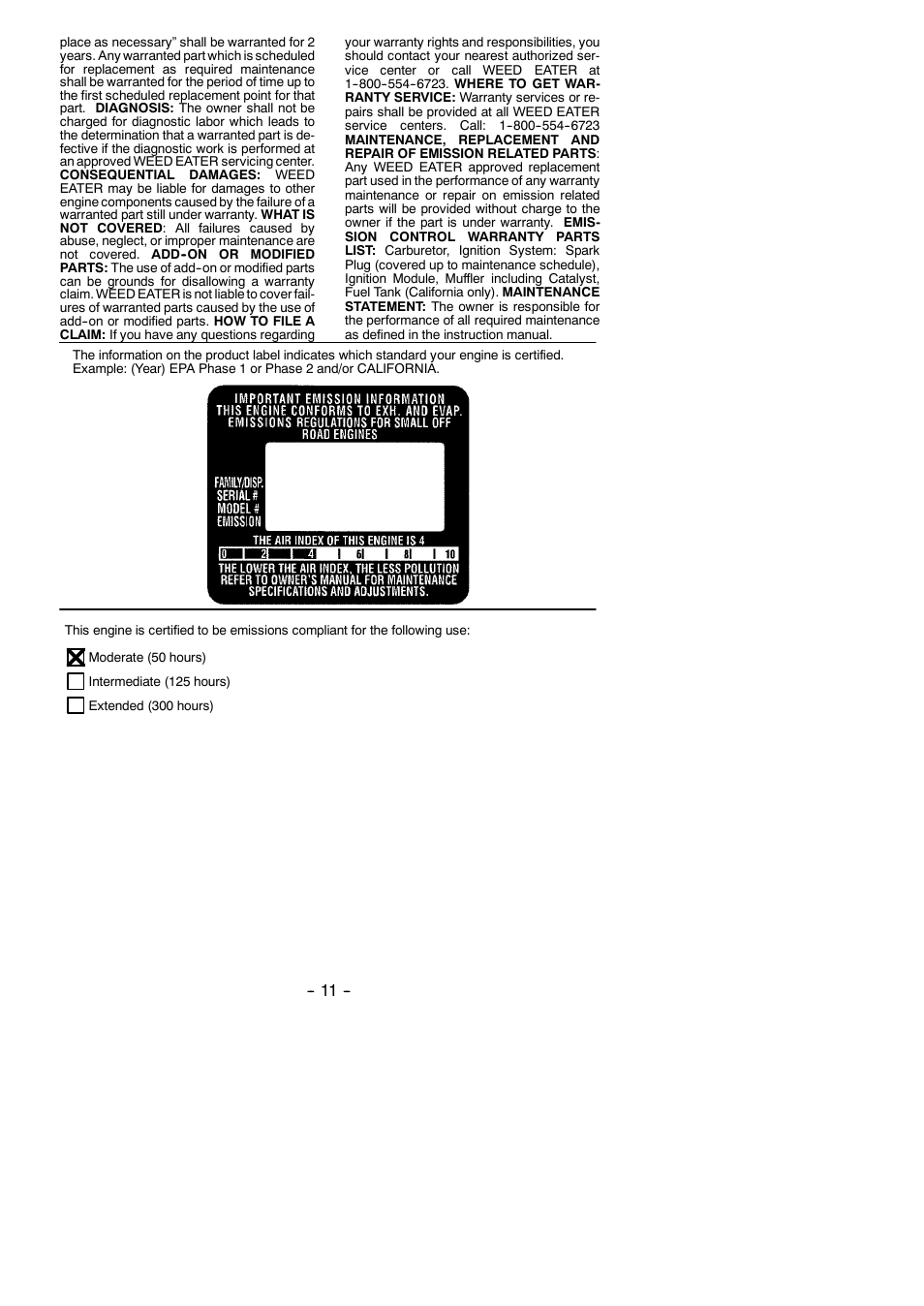 Weed Eater 545137297 User Manual | Page 11 / 11