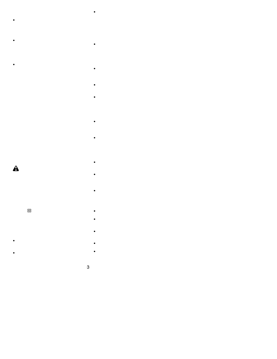 Warning | Weed Eater 2600 User Manual | Page 3 / 9