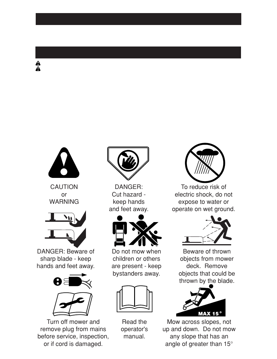 Weed Eater WE20C User Manual | Page 2 / 16