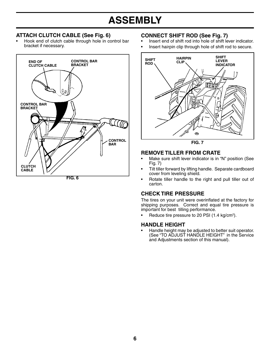 Assembly | Weed Eater 186100 User Manual | Page 6 / 28