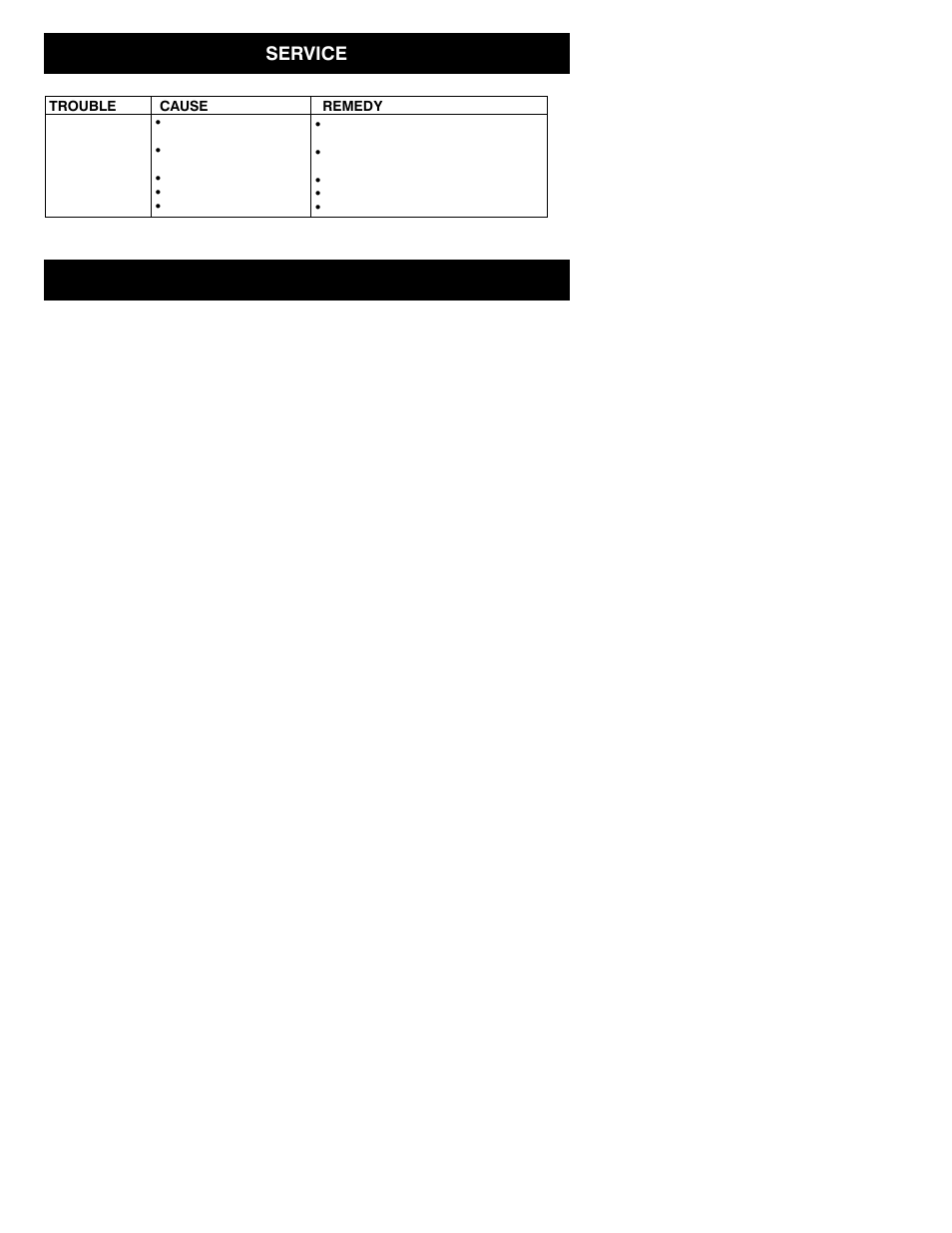 Service, Limited warranty | Weed Eater HT22 User Manual | Page 6 / 6