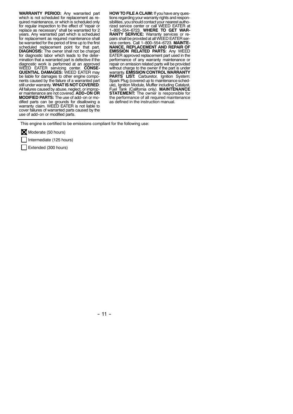 Weed Eater 545137221 User Manual | Page 11 / 11