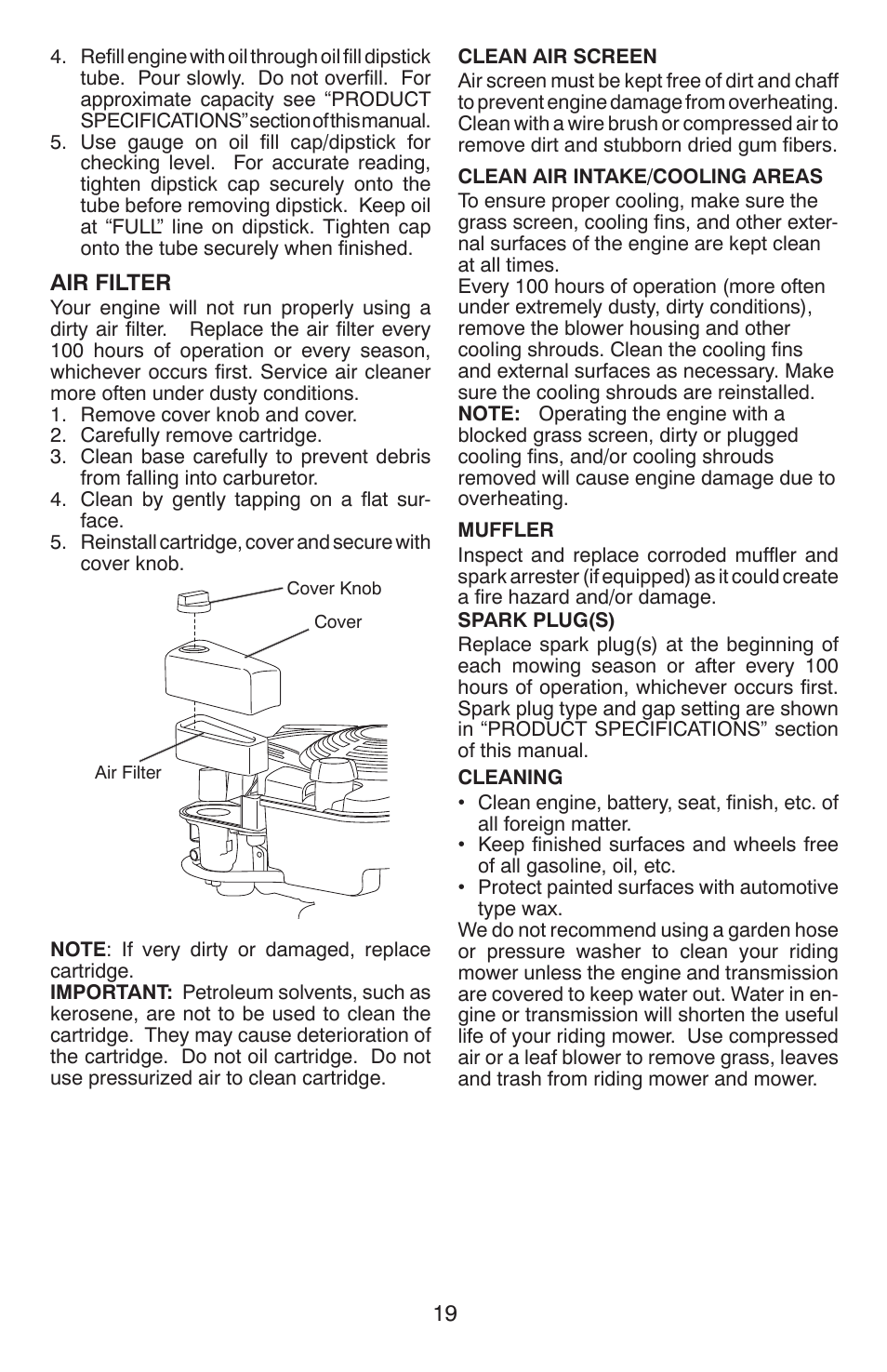 Weed Eater ONE WE261 User Manual | Page 19 / 40
