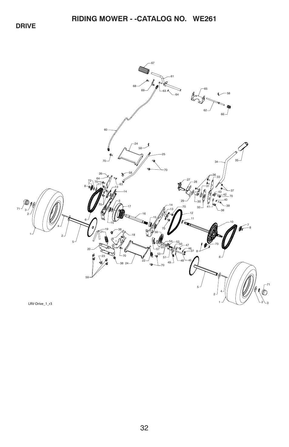 Drive | Weed Eater ONE WE261 User Manual | Page 32 / 40