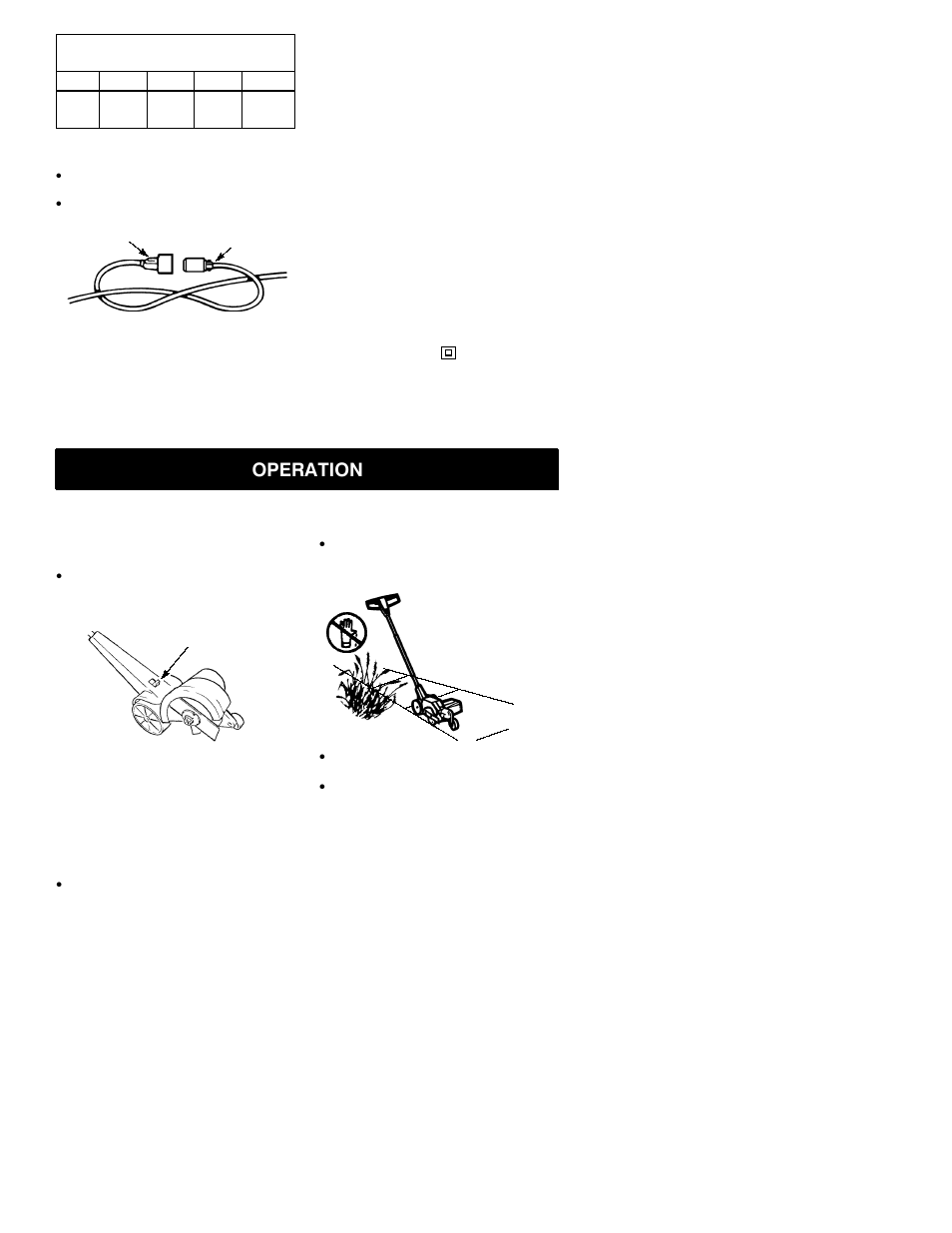 Operation | Weed Eater PE225 User Manual | Page 5 / 8