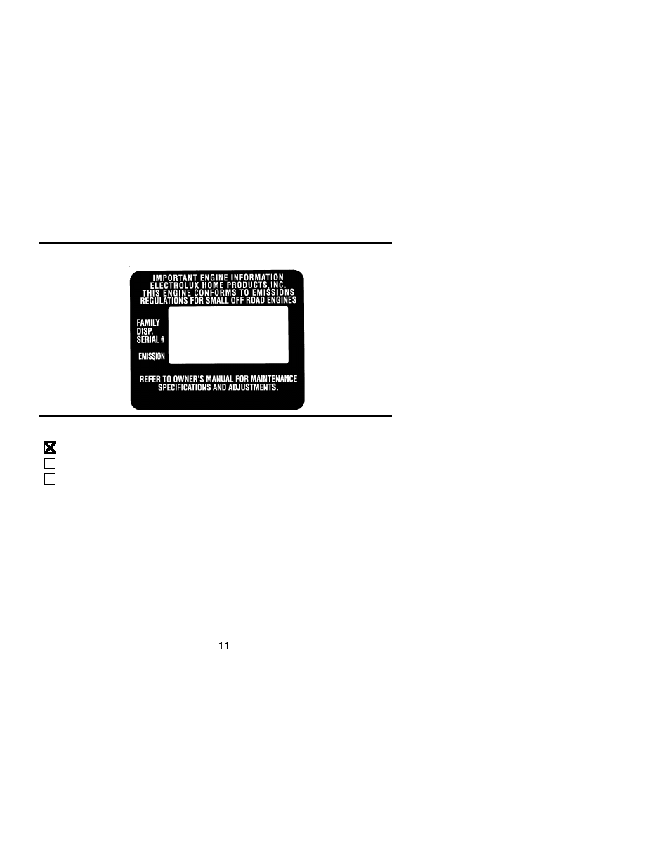 Weed Eater FX25 User Manual | Page 11 / 11