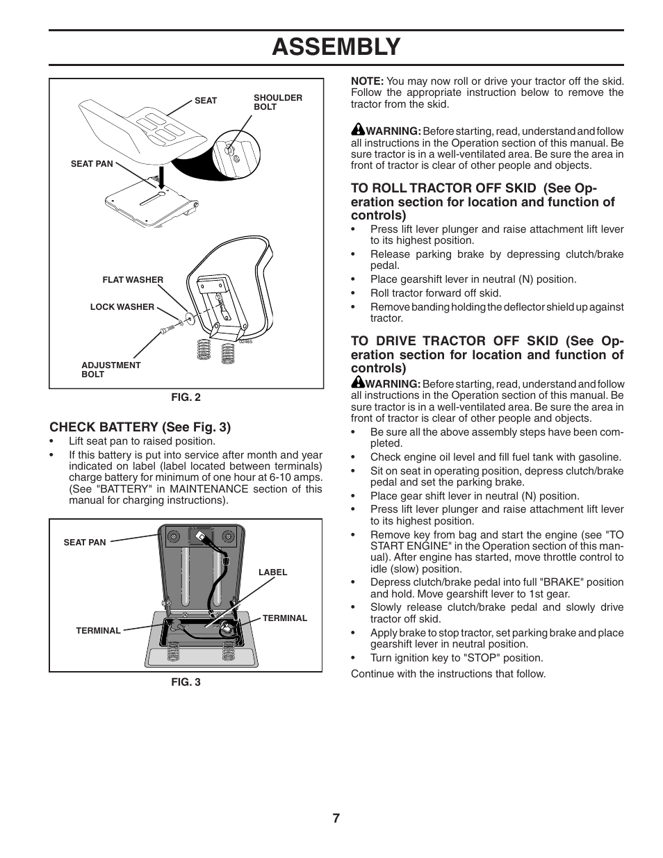 Assembly | Weed Eater 60614 User Manual | Page 7 / 30