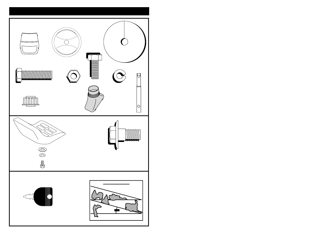Unassembled parts | Weed Eater 259723 User Manual | Page 6 / 24