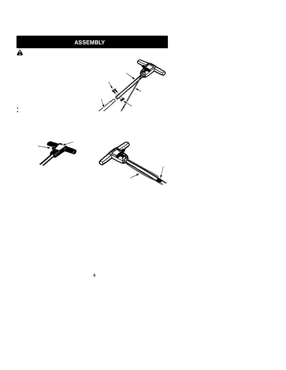 Assembly | Weed Eater 530163408 User Manual | Page 4 / 12