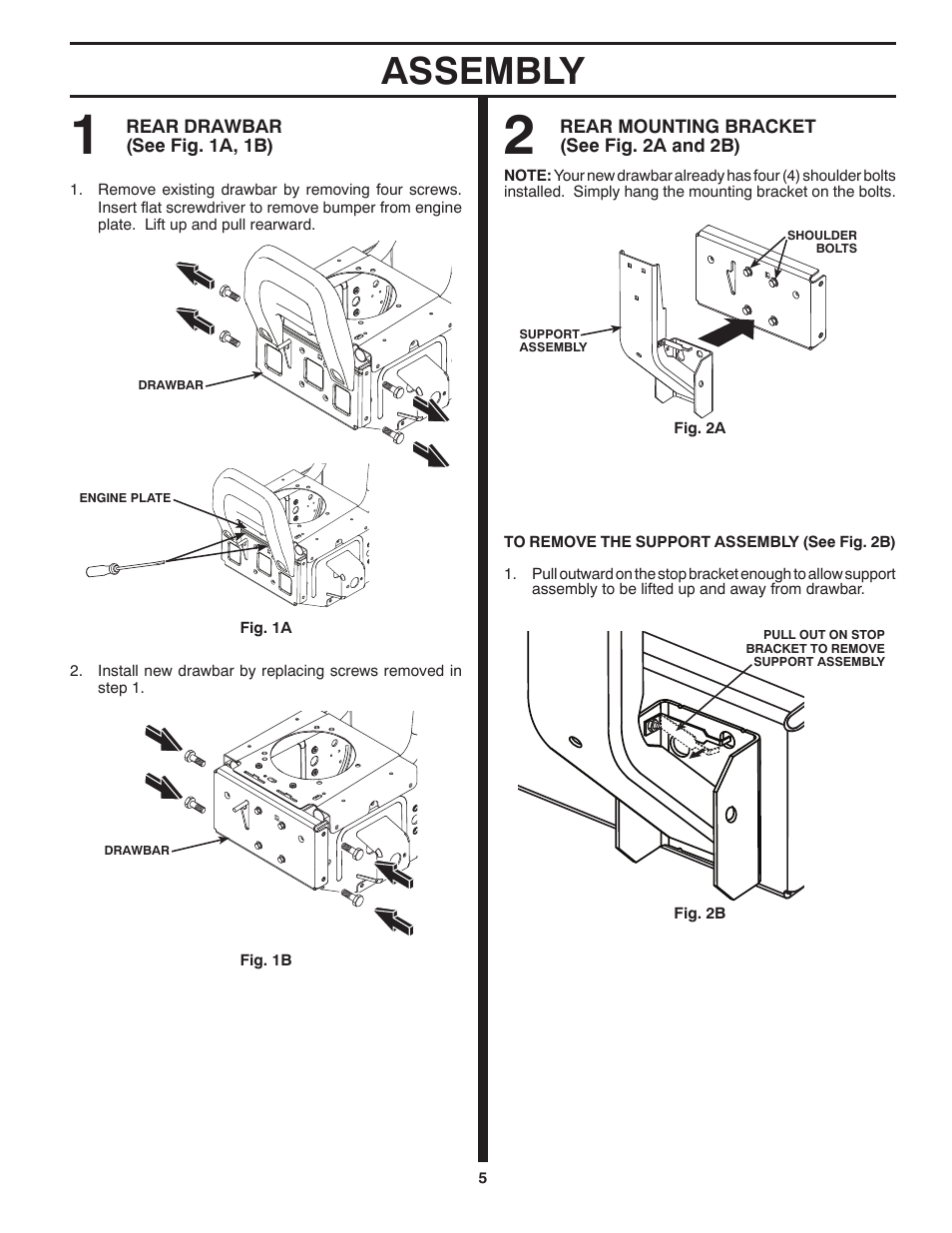 Assembly | Weed Eater 532 43 46-60 User Manual | Page 5 / 12