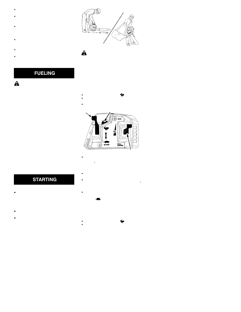Fueling, Starting | Weed Eater 530088944 User Manual | Page 5 / 9
