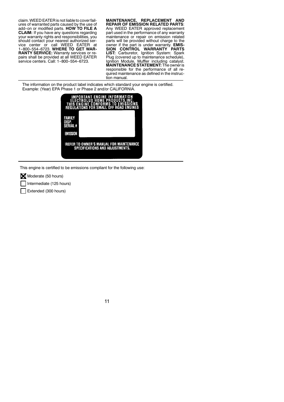 Weed Eater 545186748 User Manual | Page 11 / 11