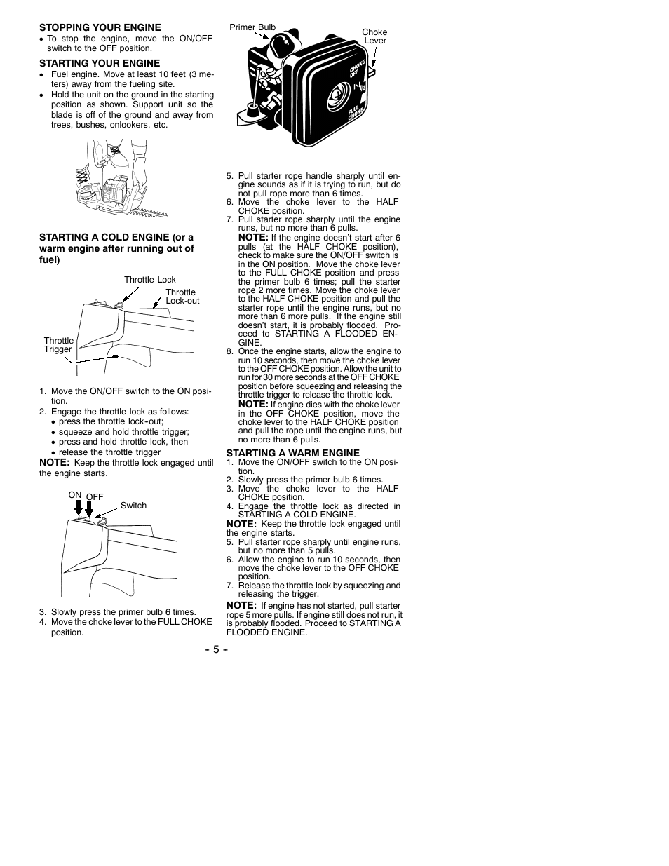 Weed Eater 530086901 User Manual | Page 5 / 9