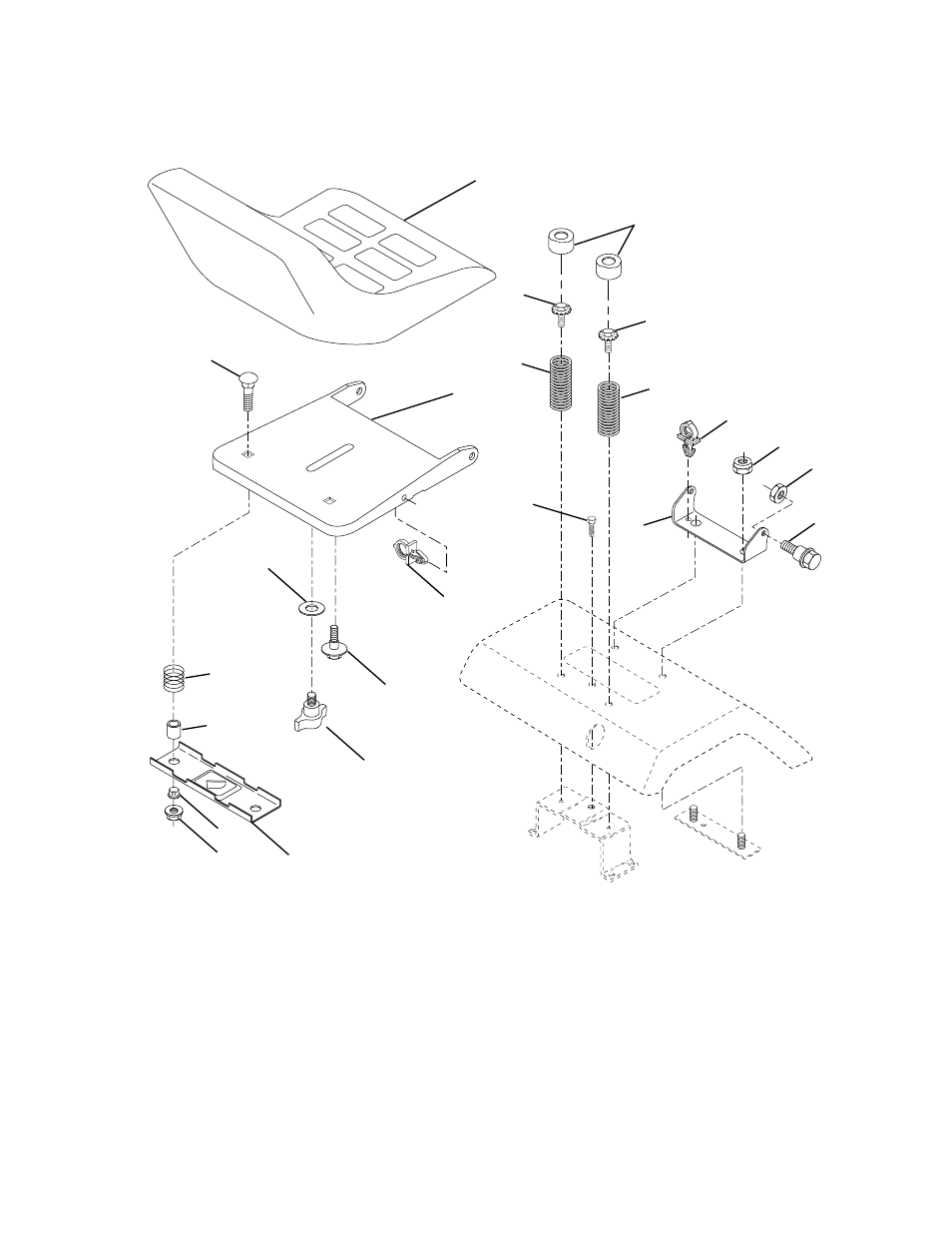 Repair parts, Tractor - - model number sgt18h46b | Weed Eater SGT18H46B User Manual | Page 40 / 48