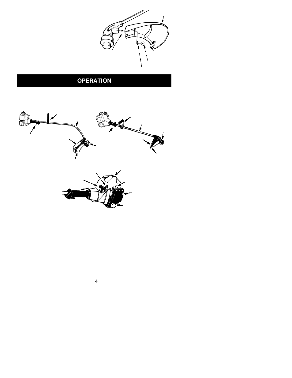 Operation | Weed Eater 530163333 User Manual | Page 4 / 11