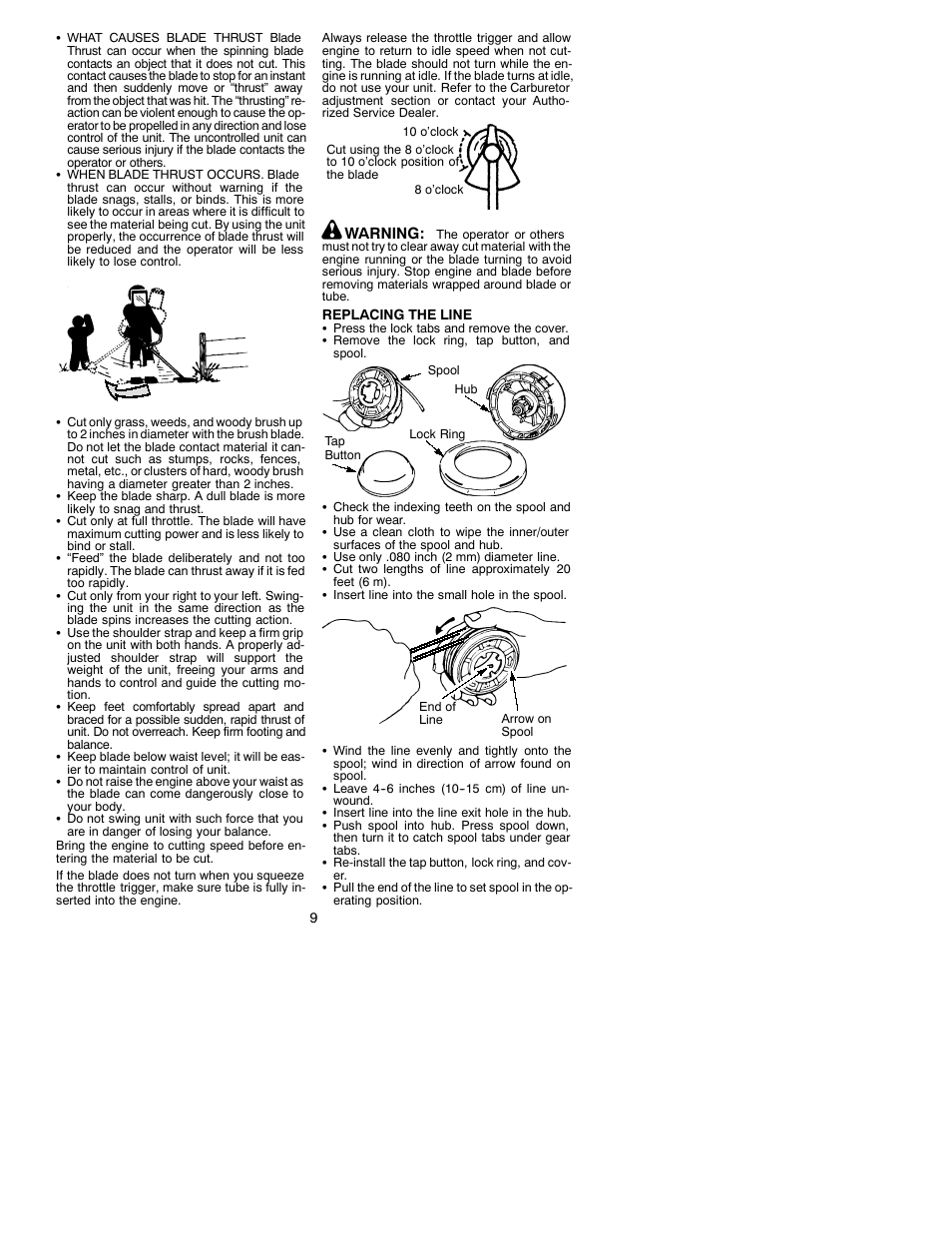 Weed Eater 530087645 User Manual | Page 9 / 12