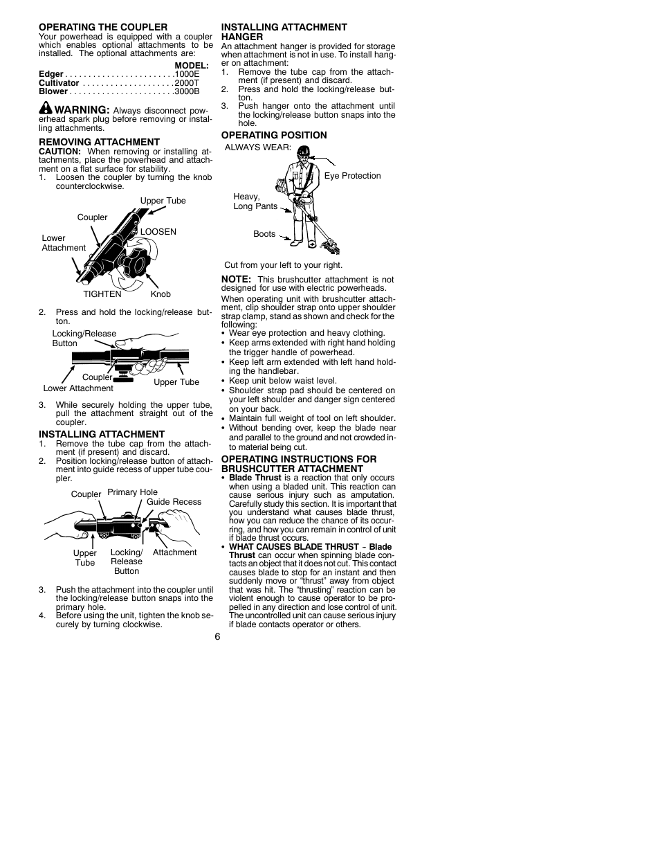 Weed Eater 530086792 User Manual | Page 6 / 9