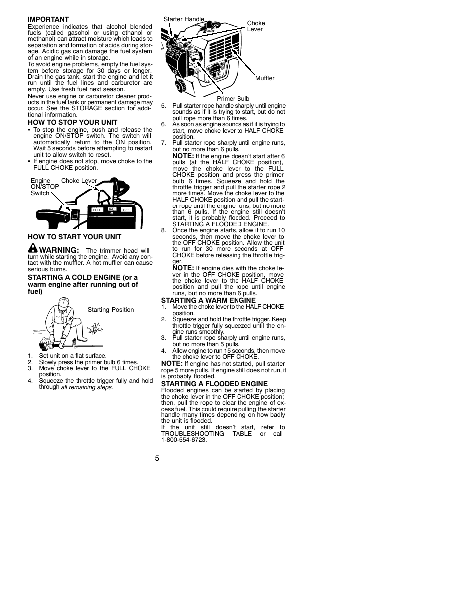 Weed Eater 530086927 User Manual | Page 5 / 11