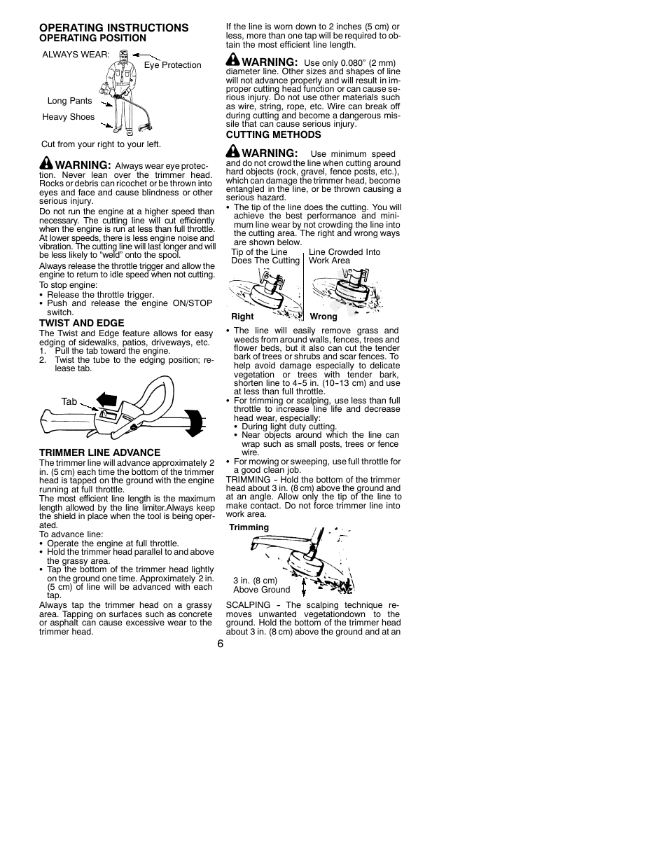 Weed Eater 530086927 User Manual | Page 6 / 11