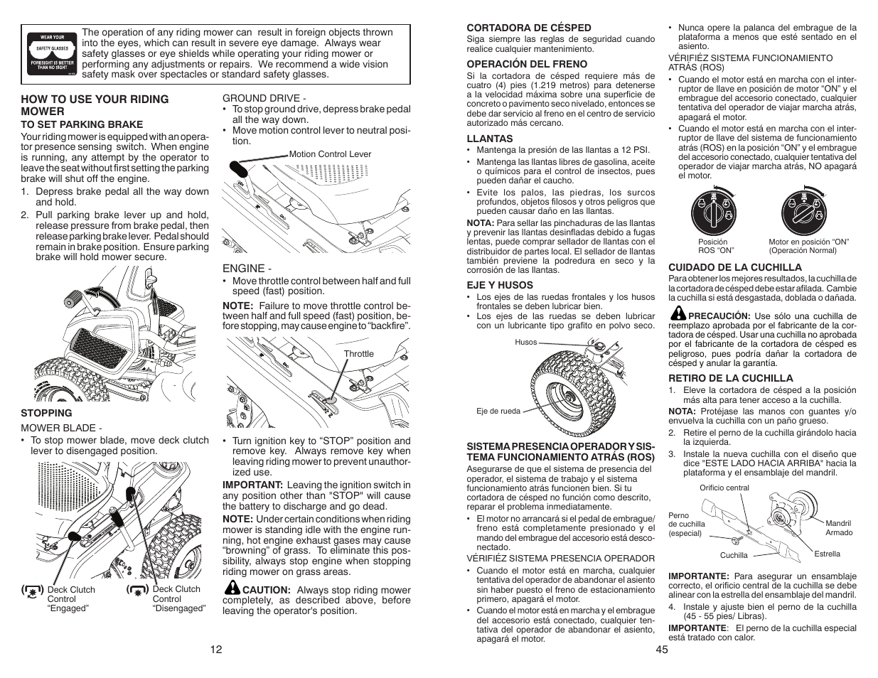 Weed Eater WELRVBA30 User Manual | Page 12 / 28