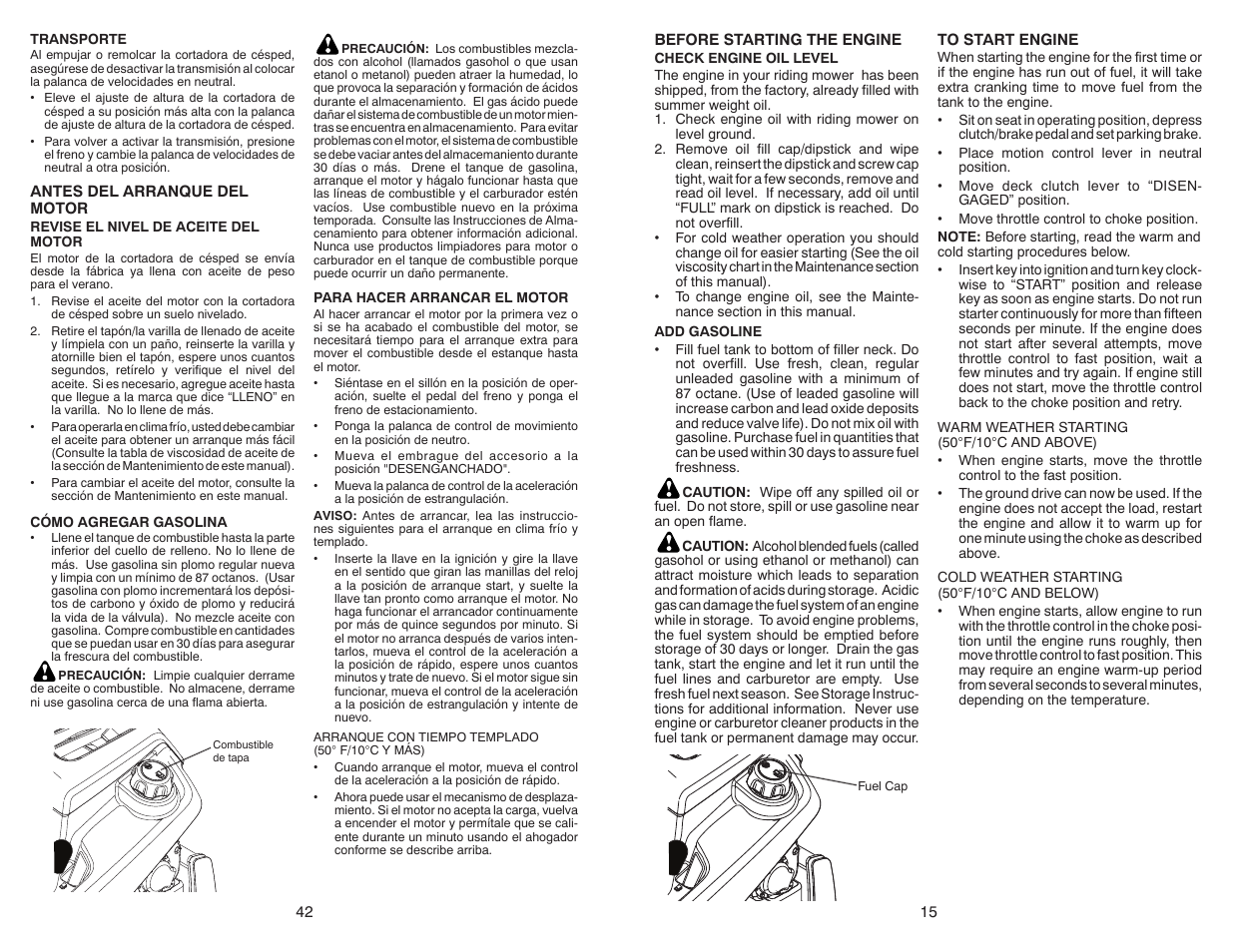 Weed Eater WELRVBA30 User Manual | Page 15 / 28