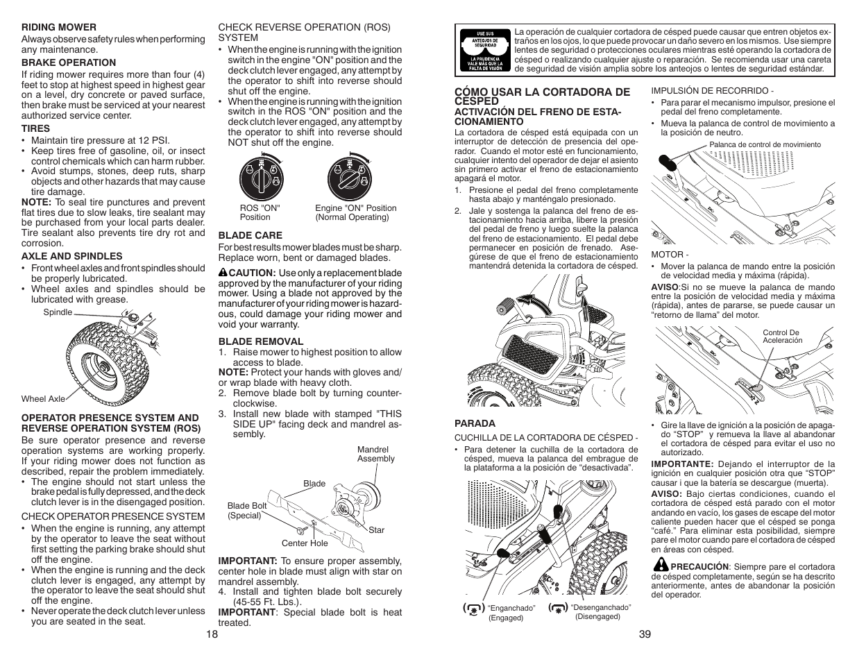 Weed Eater WELRVBA30 User Manual | Page 18 / 28