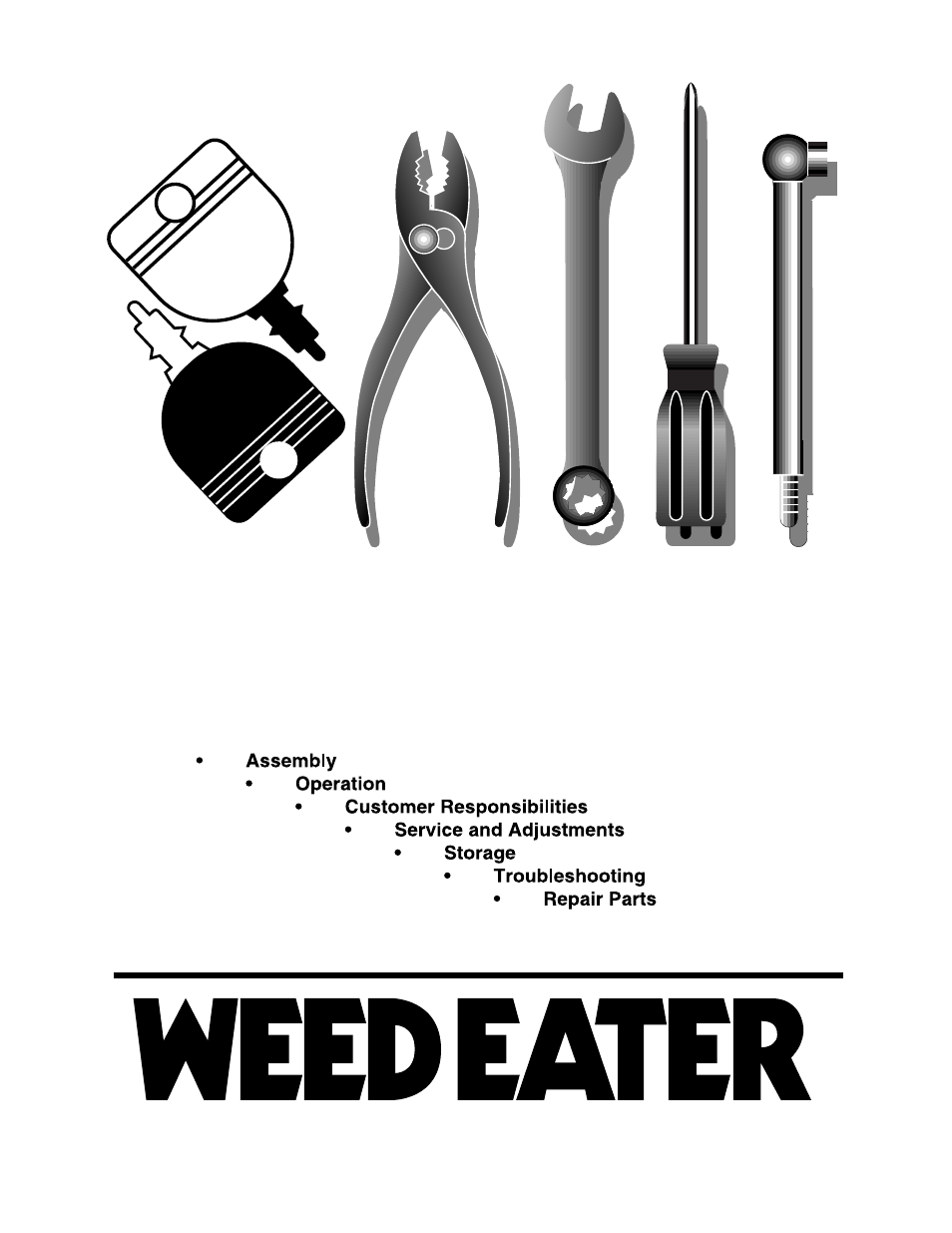 Weed Eater 171883 User Manual | 48 pages