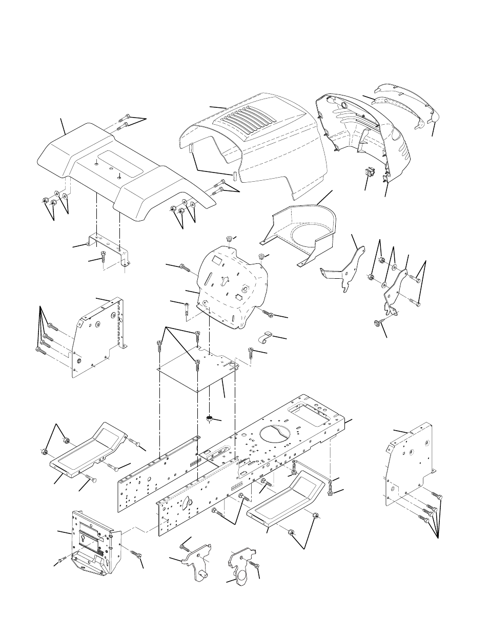 Repair parts, Chassis | Weed Eater 171883 User Manual | Page 30 / 48