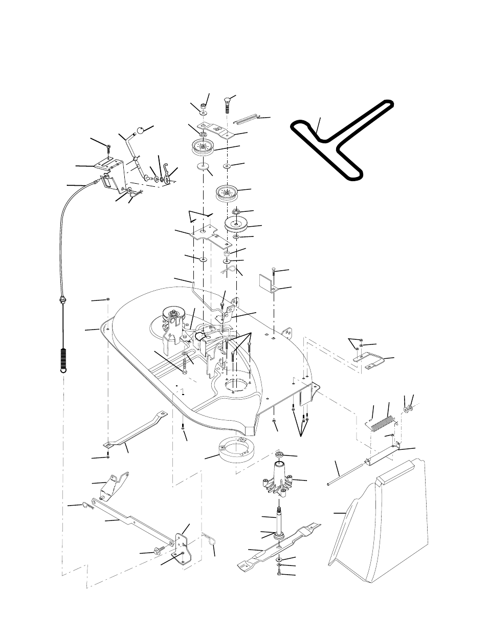 Repair parts, Mower deck | Weed Eater 171883 User Manual | Page 42 / 48