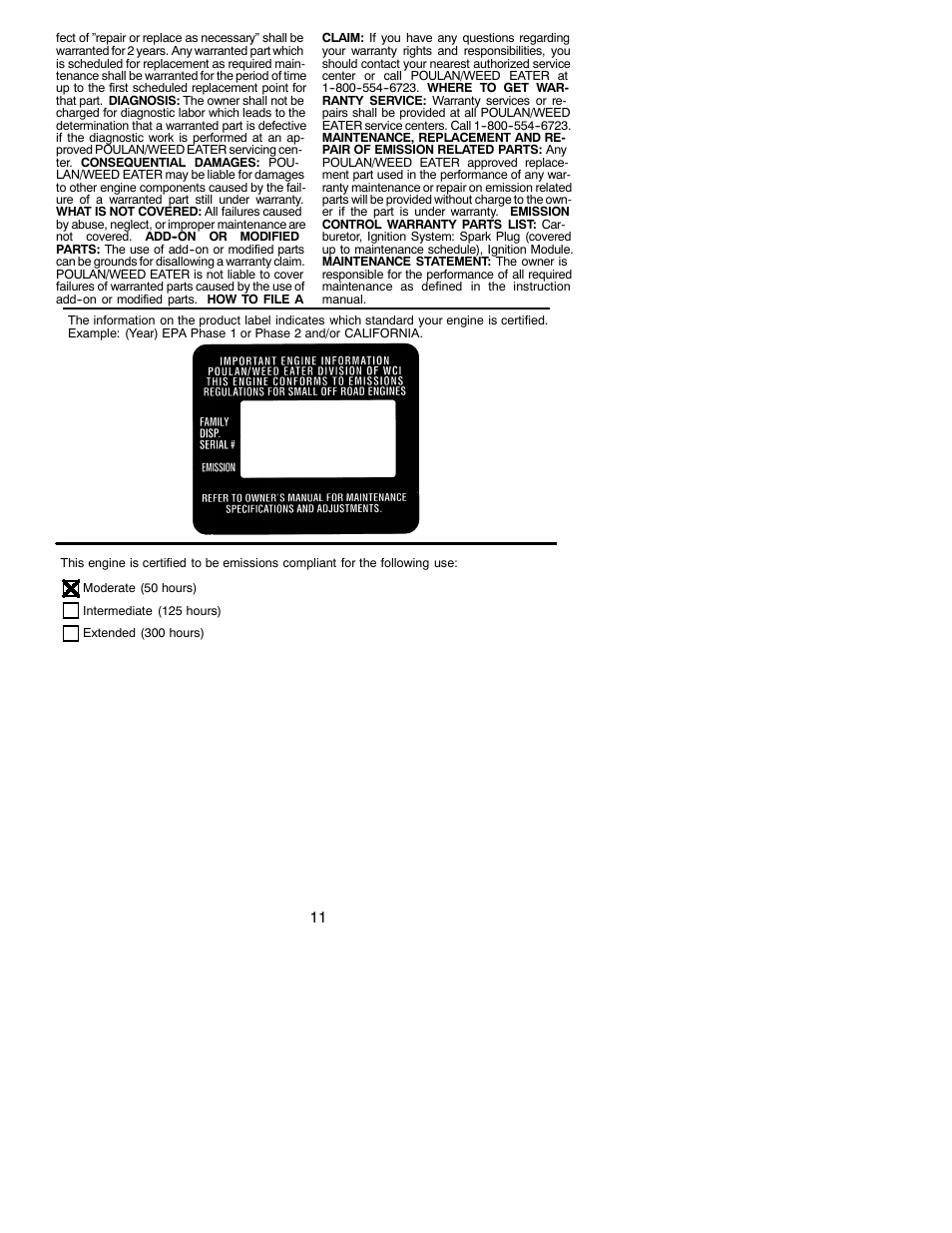 Weed Eater 530088137 User Manual | Page 11 / 11
