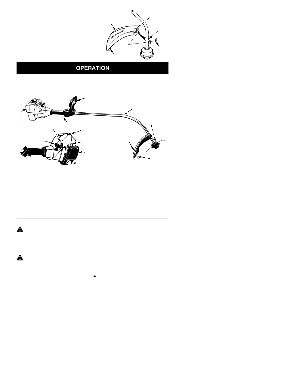 Operation | Weed Eater 530163506 User Manual | Page 4 / 11