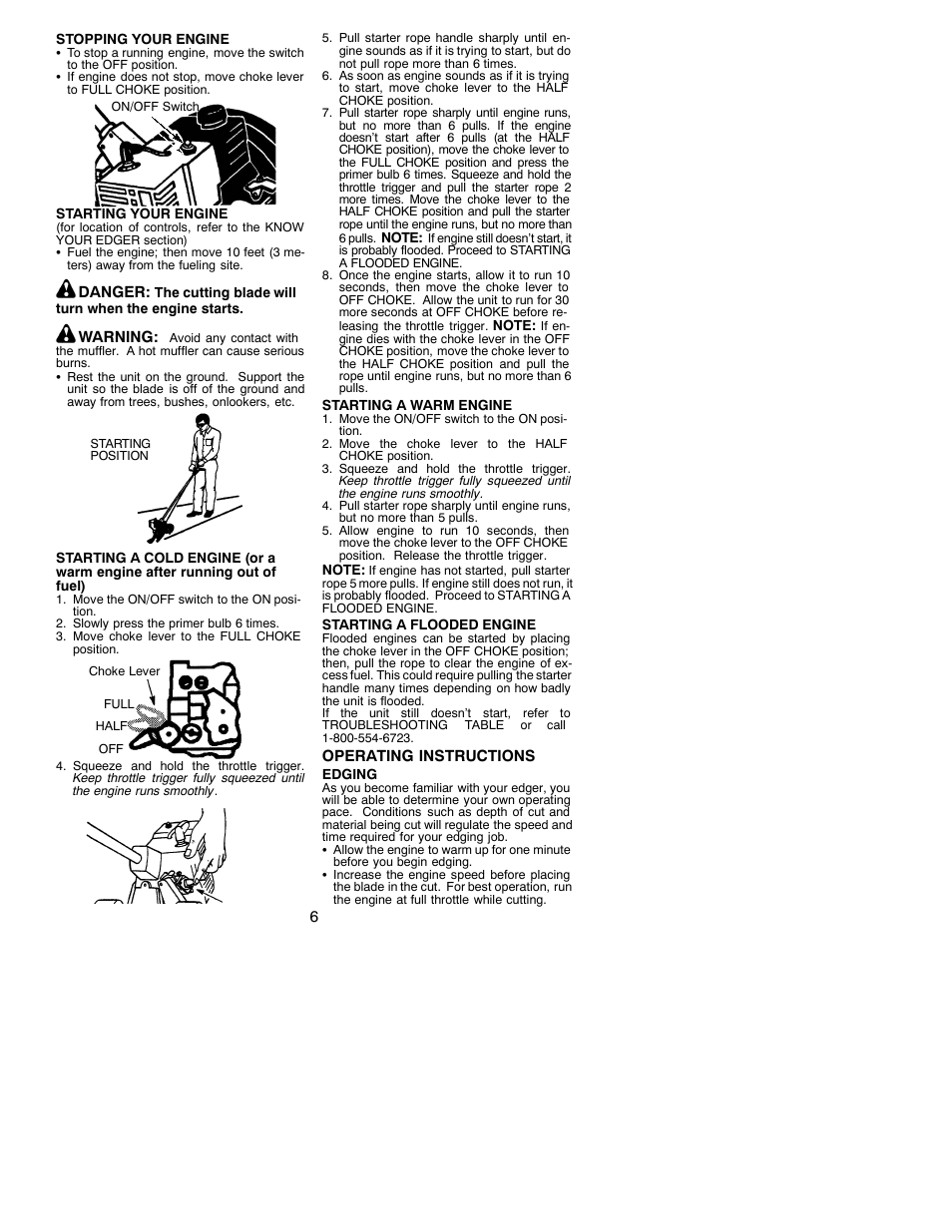 Weed Eater 530088134 User Manual | Page 6 / 12