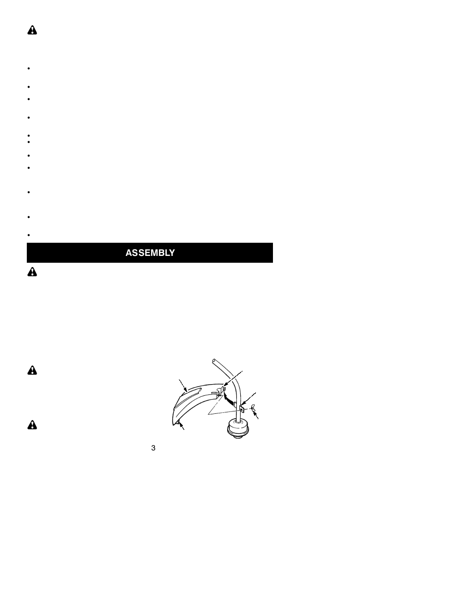 Assembly | Weed Eater 530163505 User Manual | Page 3 / 11