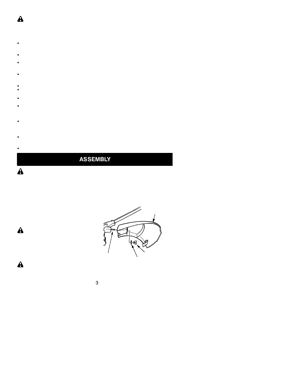 Assembly | Weed Eater Featherlite 530163363 User Manual | Page 3 / 11