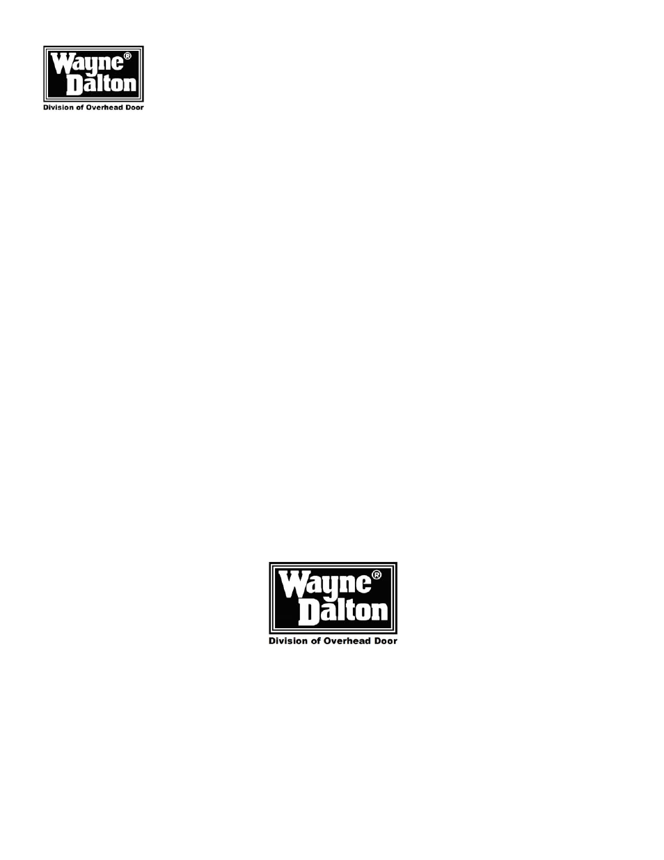 Roll-up sheet door, Limited warranty | Wayne-Dalton DS-50 User Manual | Page 12 / 15