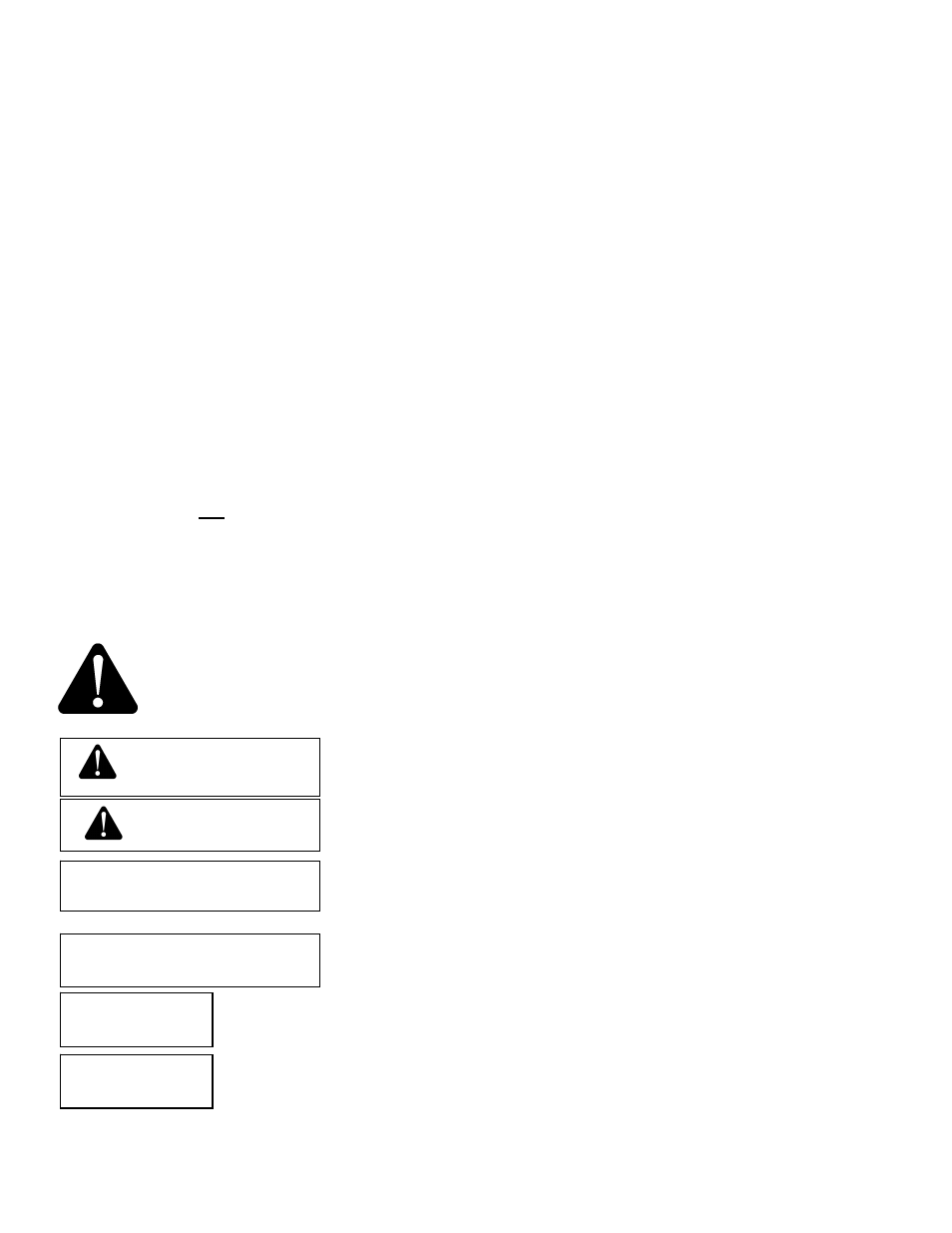 Caution, Warning, Important safety notices | Wayne-Dalton DS-50 User Manual | Page 2 / 15