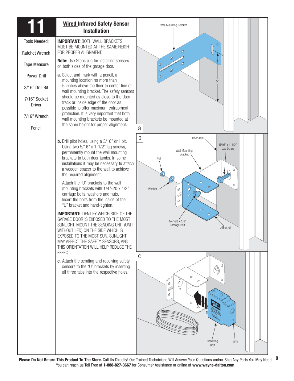 Ac b | Wayne-Dalton PRODRIVE 3222C-Z User Manual | Page 15 / 48