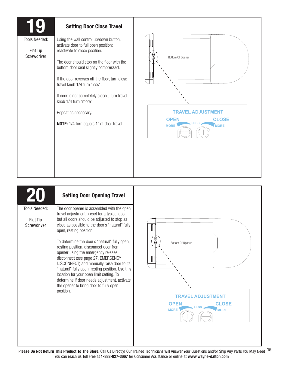 Wayne-Dalton PRODRIVE 3222C-Z User Manual | Page 21 / 48